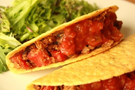 tacos à base de tempeh