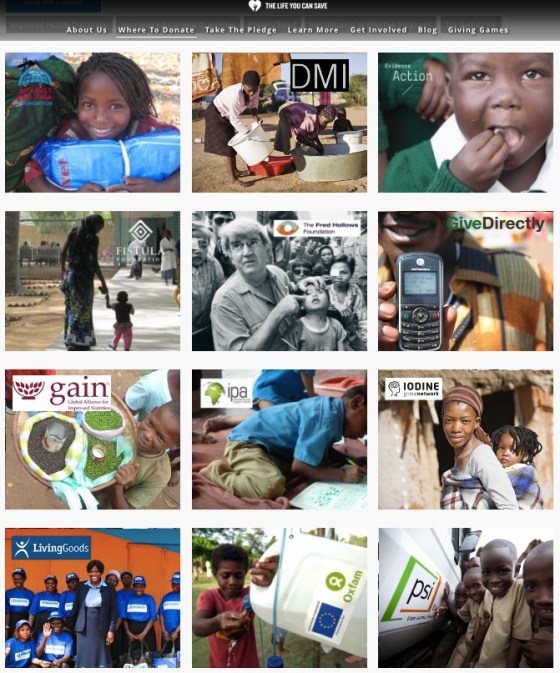 Life You Can Save - suggestions pour 2015