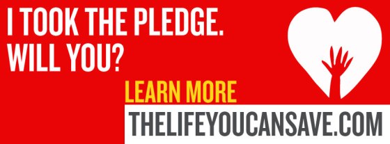 The Life You Can Save - The Pledge
